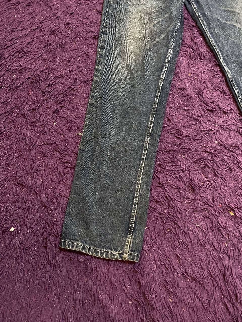Levi's Vintage Distressed Washed Denim Jeans Levi' 501 Y2K Size US 33 - 9 Thumbnail