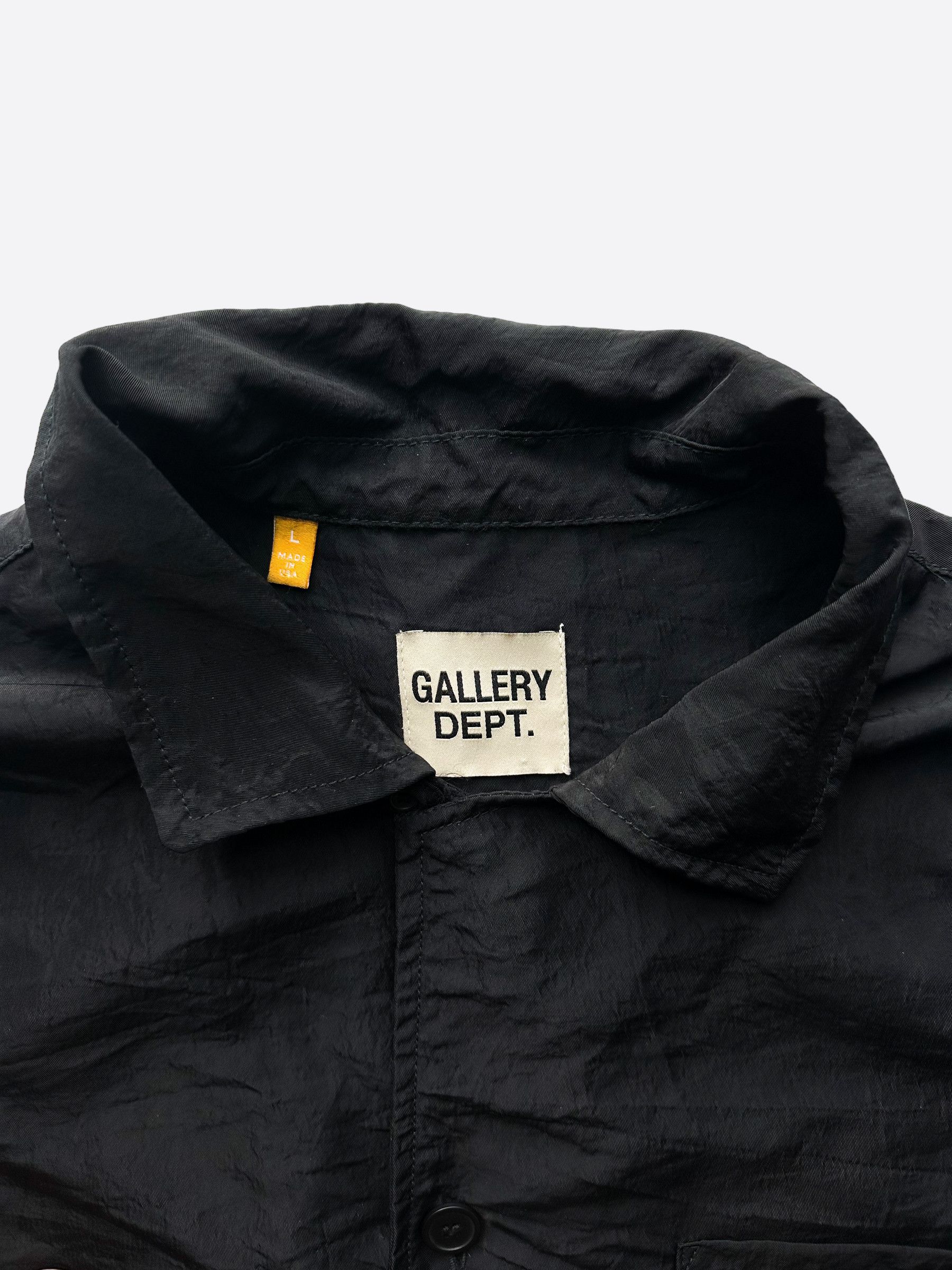 Gallery Dept. Gallery Dept Black Parker Silk Button Up Shirt Size US L / EU 52-54 / 3 - 3 Thumbnail
