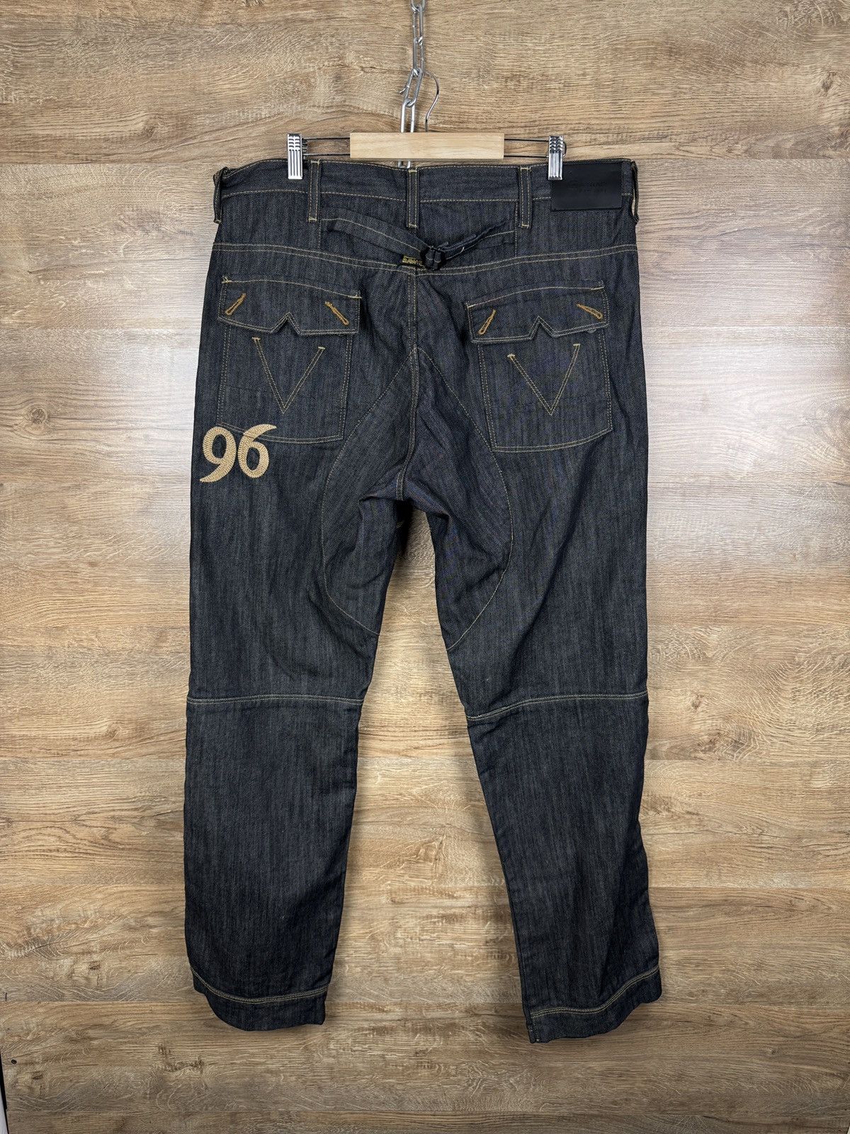 G-Star × Vintage Mens Vintage G star raw 96 jeans denim pants heritage embro Size US 36 / EU 52 - 2 Thumbnail