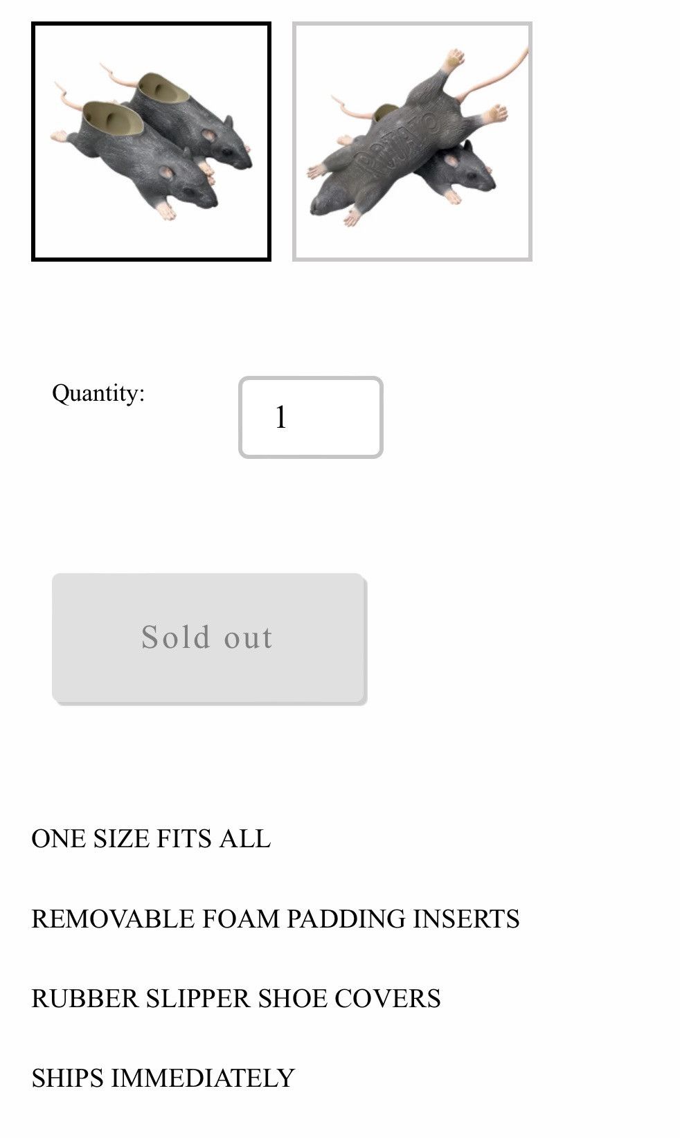 Imran Potato Potato Rat Slippers | Grailed