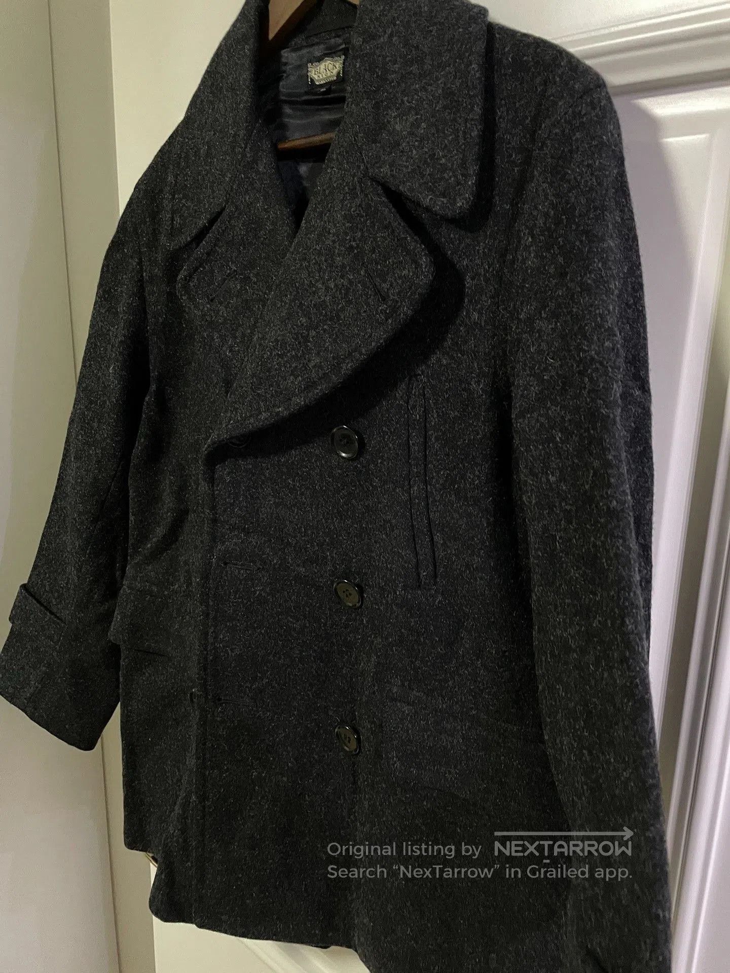 BLACK SIGN Black Sign Vintage Wool Coat. Size US L / EU 52-54 / 3 - 2 Thumbnail