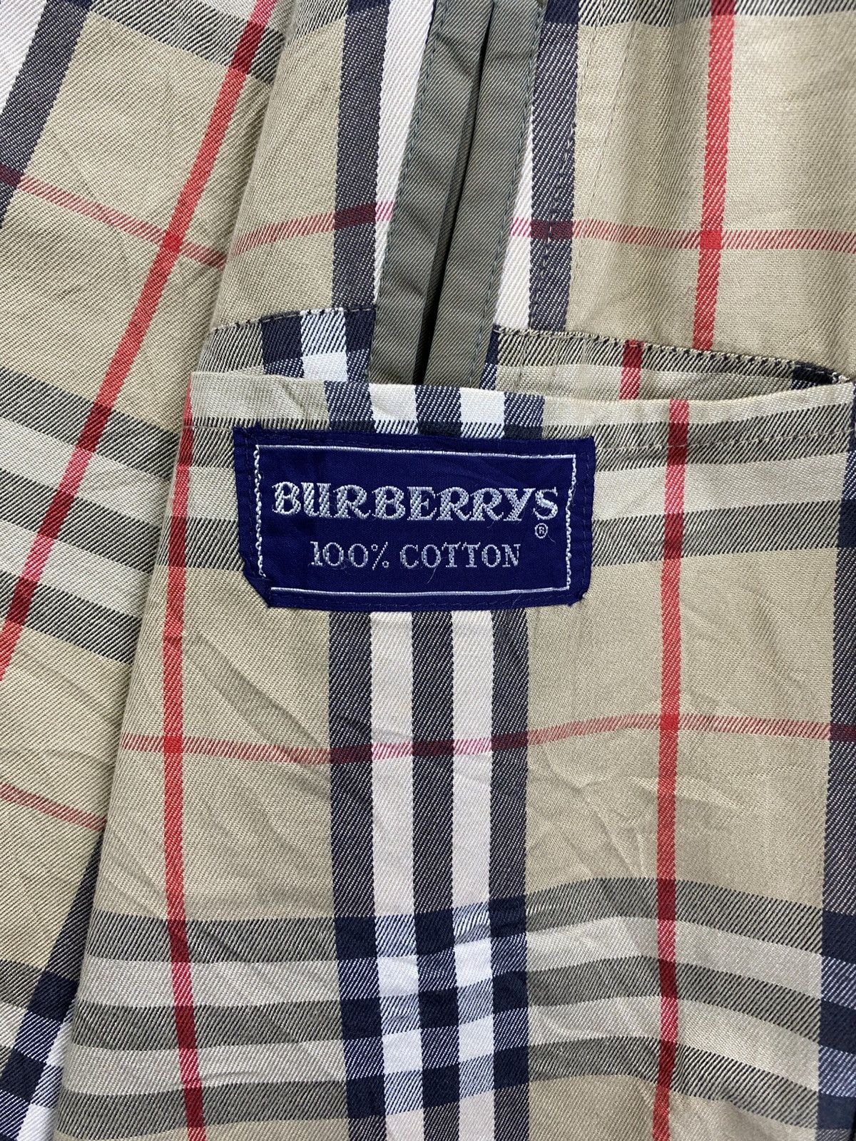 Burberry Vintage Burberrys Nova Checked Trench Coat Jacket Size US M / EU 48-50 / 2 - 10 Thumbnail