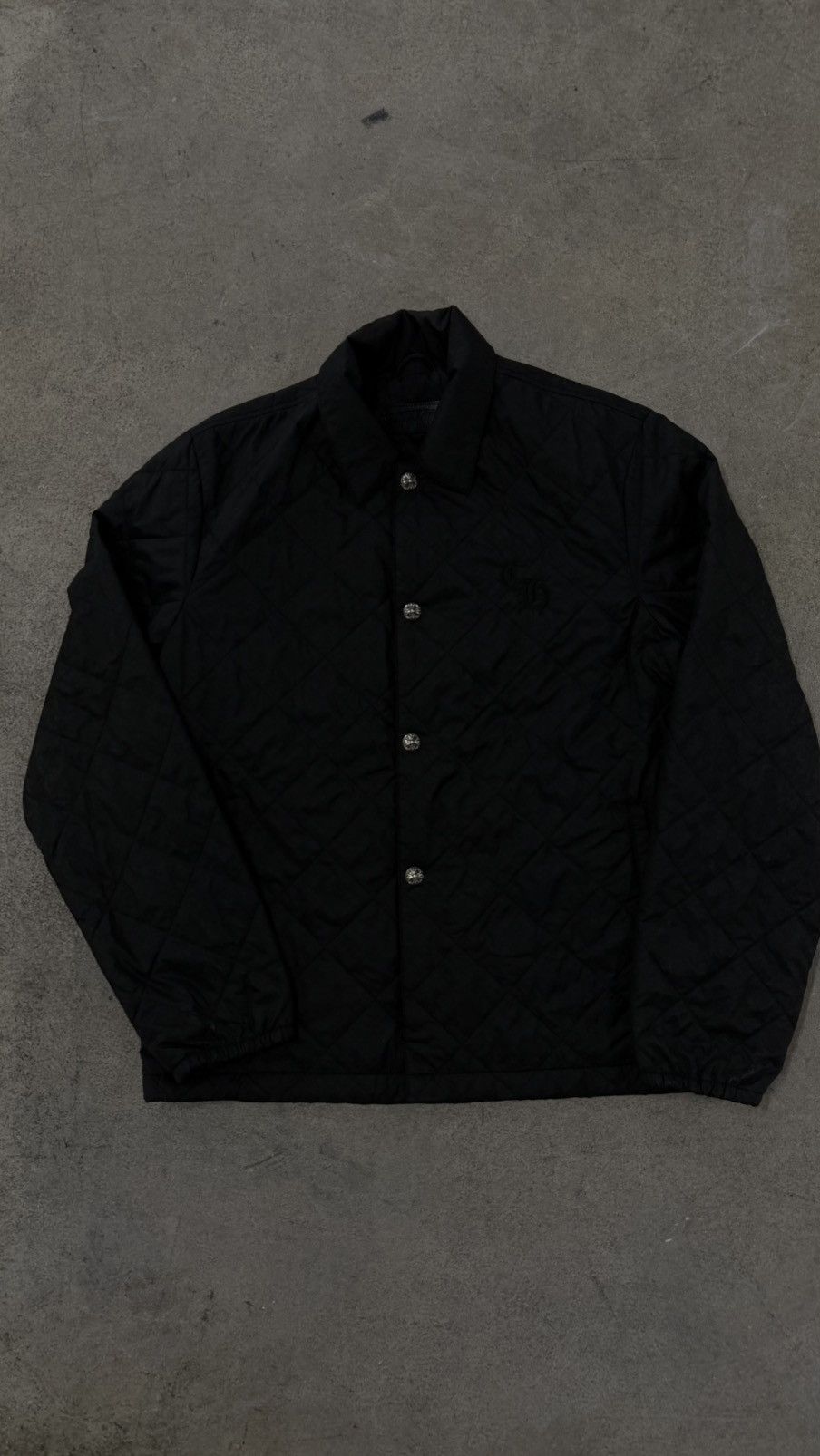 Chrome Hearts RARE!Chrome Hearts CH Embroidered Padded Shirt Jacket Size US L / EU 52-54 / 3 - 1 Thumbnail