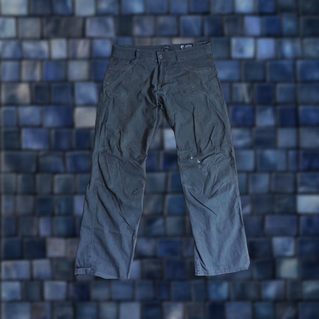 Vintage KUHL Revolvr Slate Gray Vintage Patina Outdoor Hiking 38x34 Work Pants Mens Size US 38 / EU 54 - 1 Thumbnail
