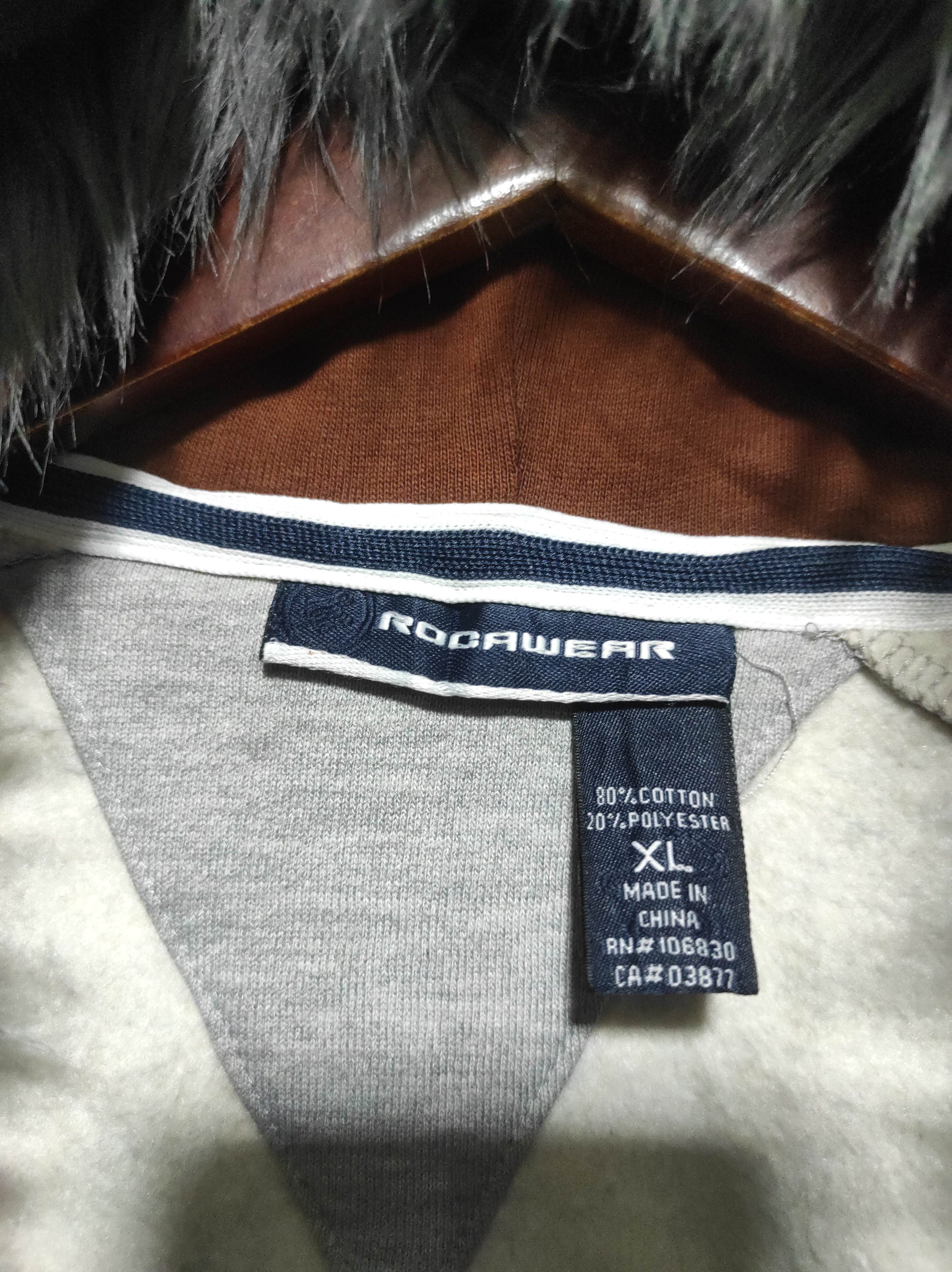 Rocawear Rocawear Zipper Fur Hoodie IfSixWasNine LGB style Size US XL / EU 56 / 4 - 11 Thumbnail
