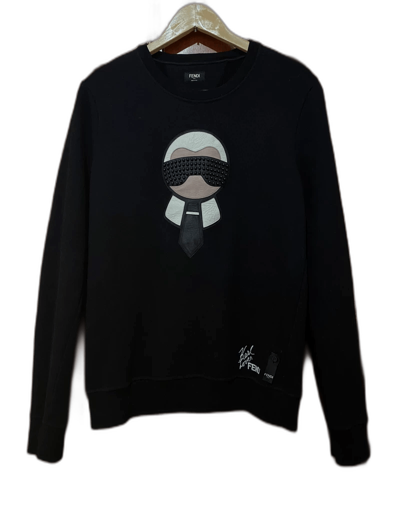 Fendi Fendi Karl Lagerfeld Cartoon Sweatshirt-2508 Size US L / EU 52-54 / 3 - 1 Thumbnail