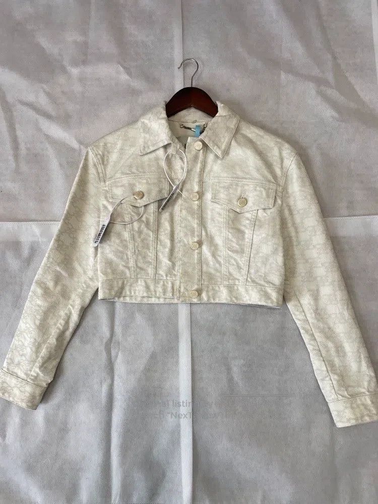 Fendi Fendi Printed Logo Denim Jacket Size XS / US 0-2 / IT 36-38 - 1 Thumbnail