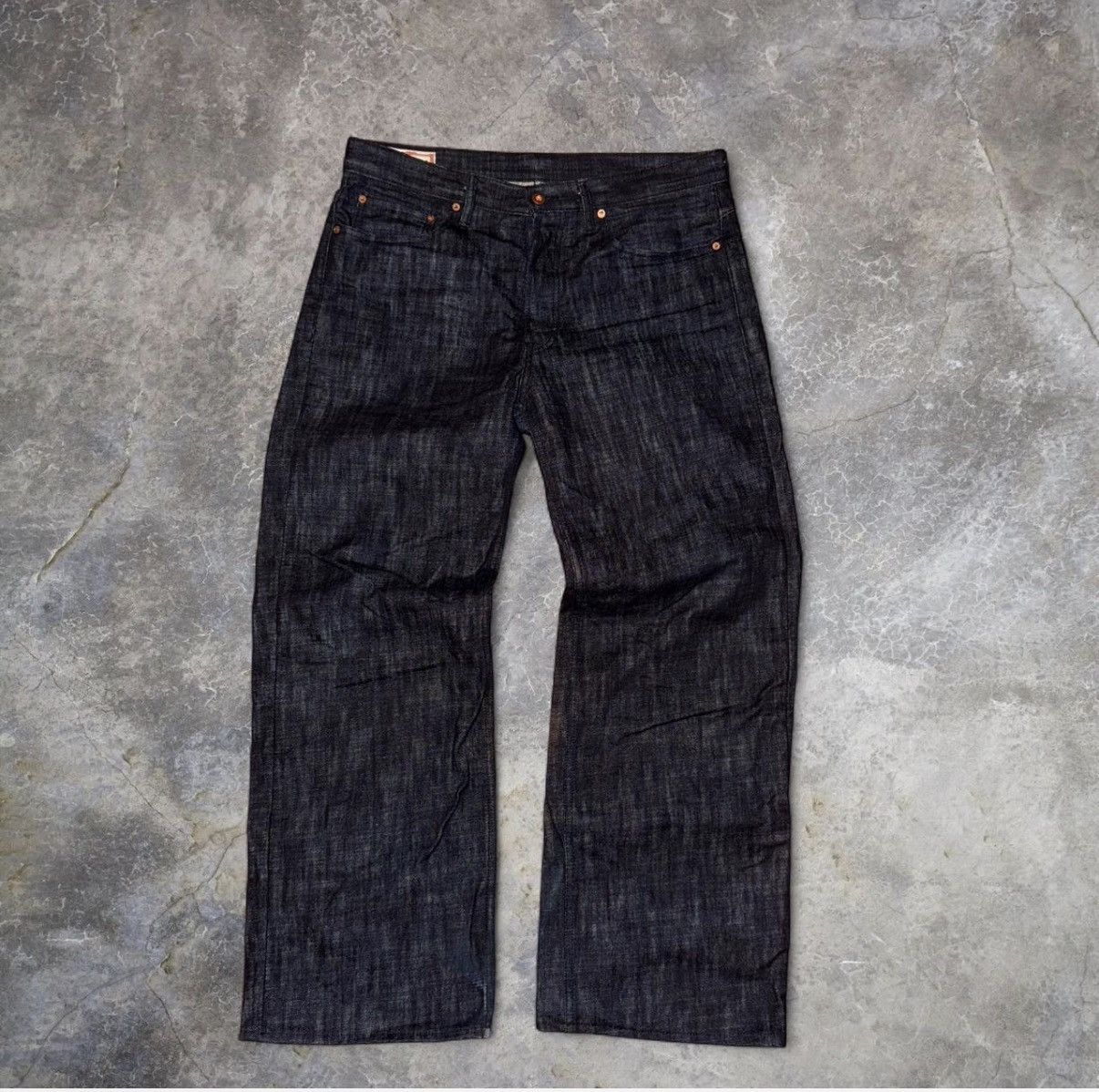 K-Two Studios Yuremane uniform raw denim indigo size 3 | Grailed