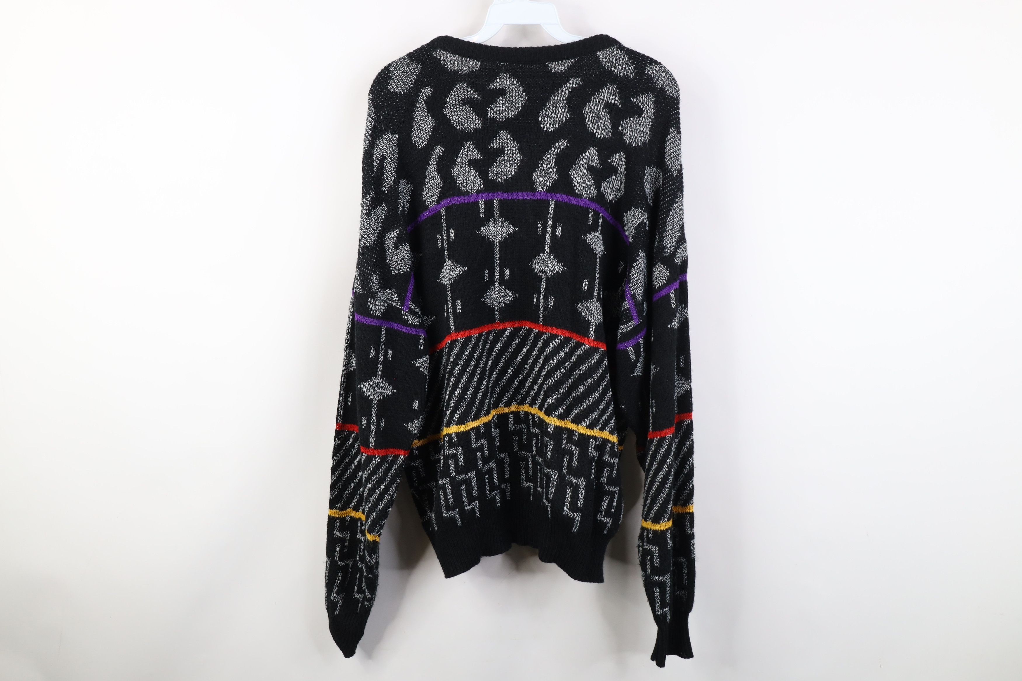 Playboy Vintage 80s 90s Playboy Style Ed Bassmaster Knit Sweater USA Size US M / EU 48-50 / 2 - 7 Thumbnail