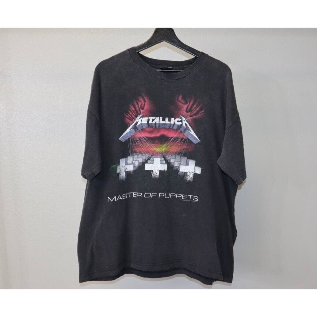 Giant Vintage 90s Metallica Master Of Puppets 1994 Giant Tag Size US XL / EU 56 / 4 - 1 Thumbnail