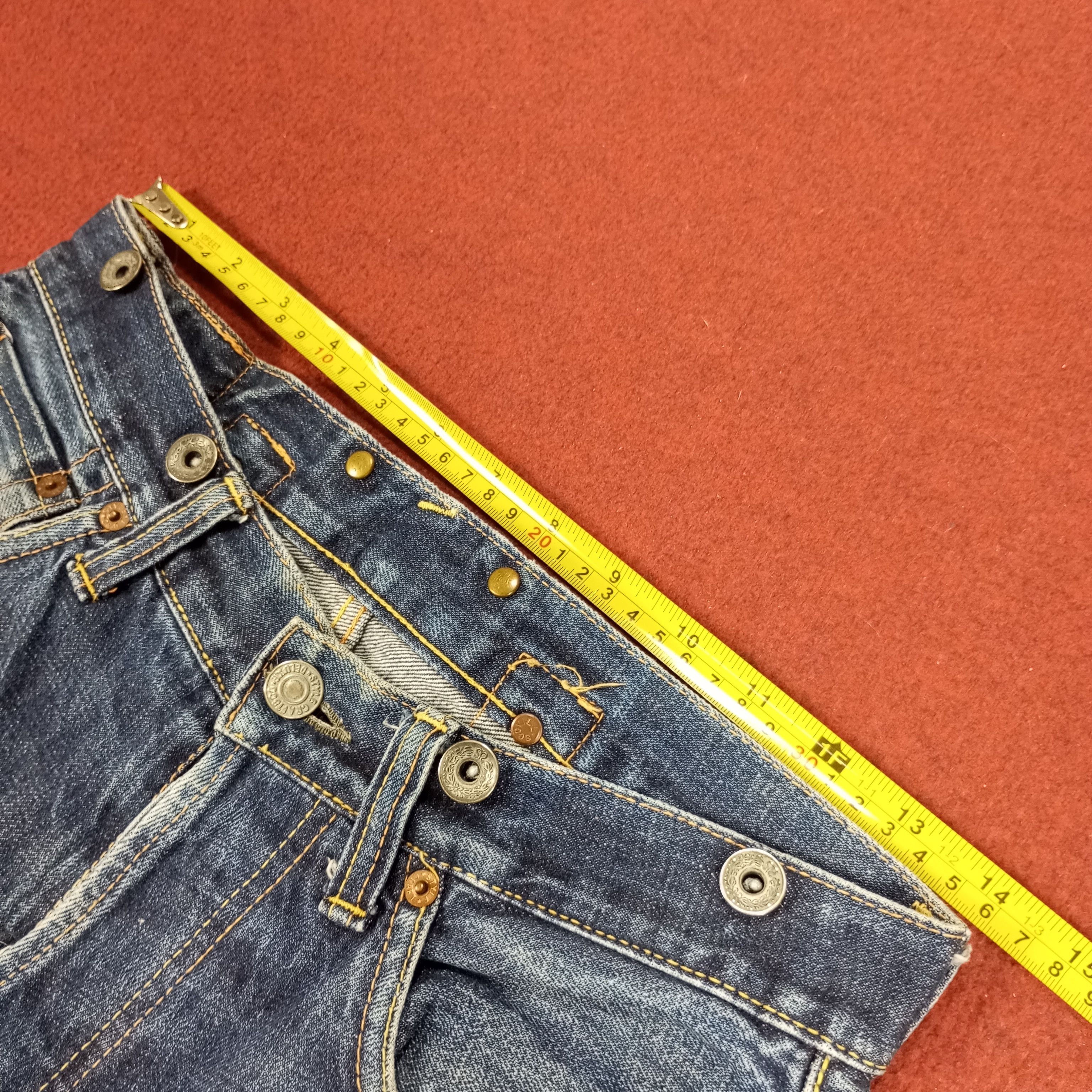 Evisu × Japanese Brand × Vintage Evis Japanese Brand Fashion Style Custom Daicock Jeans Size US 28 / EU 44 - 7 Thumbnail