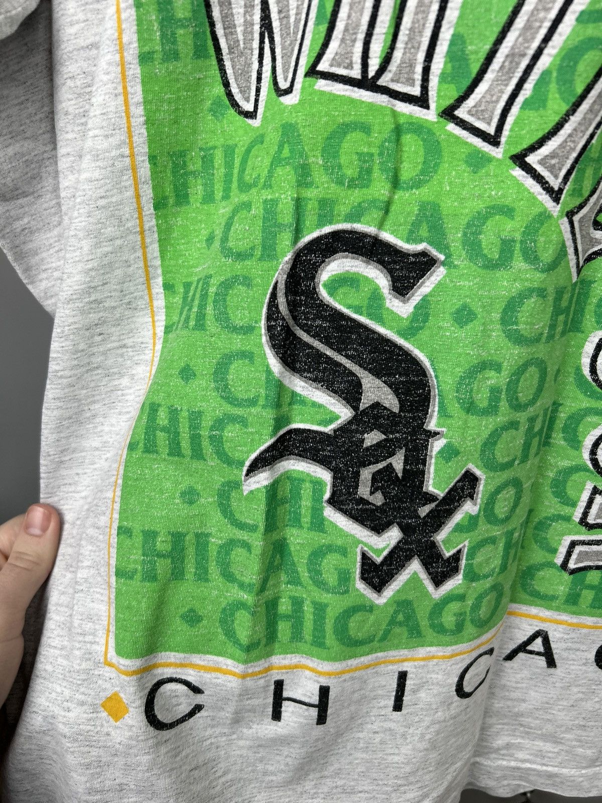 MLB × Vintage Vintage Chicago White Sox Graphic Baseball USA Long Sleeve Size US M / EU 48-50 / 2 - 9 Thumbnail
