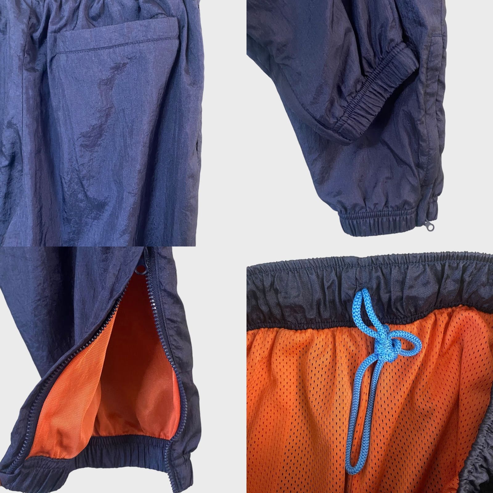 Champion Champion Life Nylon Warm-Up Pants Mens Medium Navy Blue Pockets Jogger Athletic Size US 31 - 8 Thumbnail