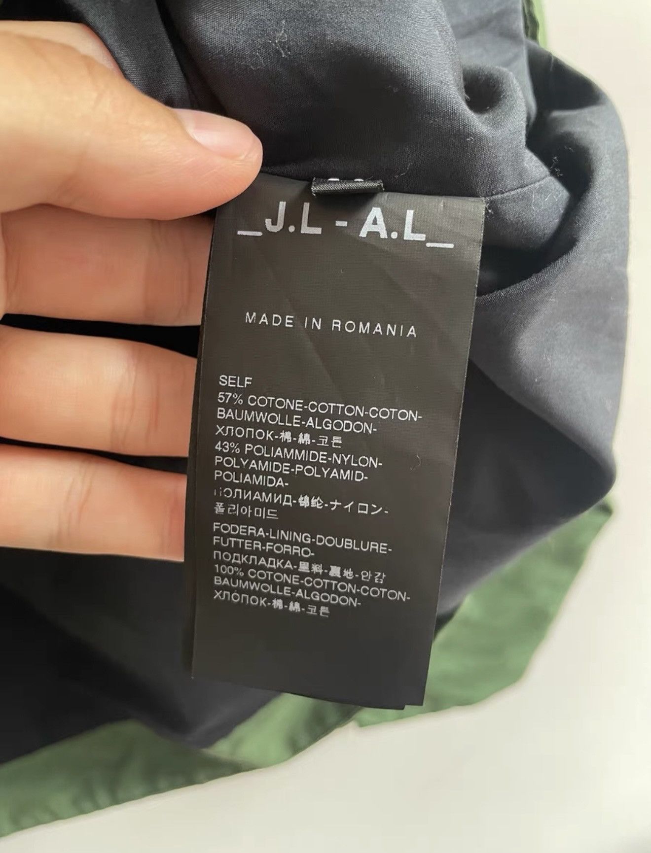 _J.L-A.L_ Green Lightweight Zip-Up Jacket Size US M / EU 48-50 / 2 - 7 Thumbnail