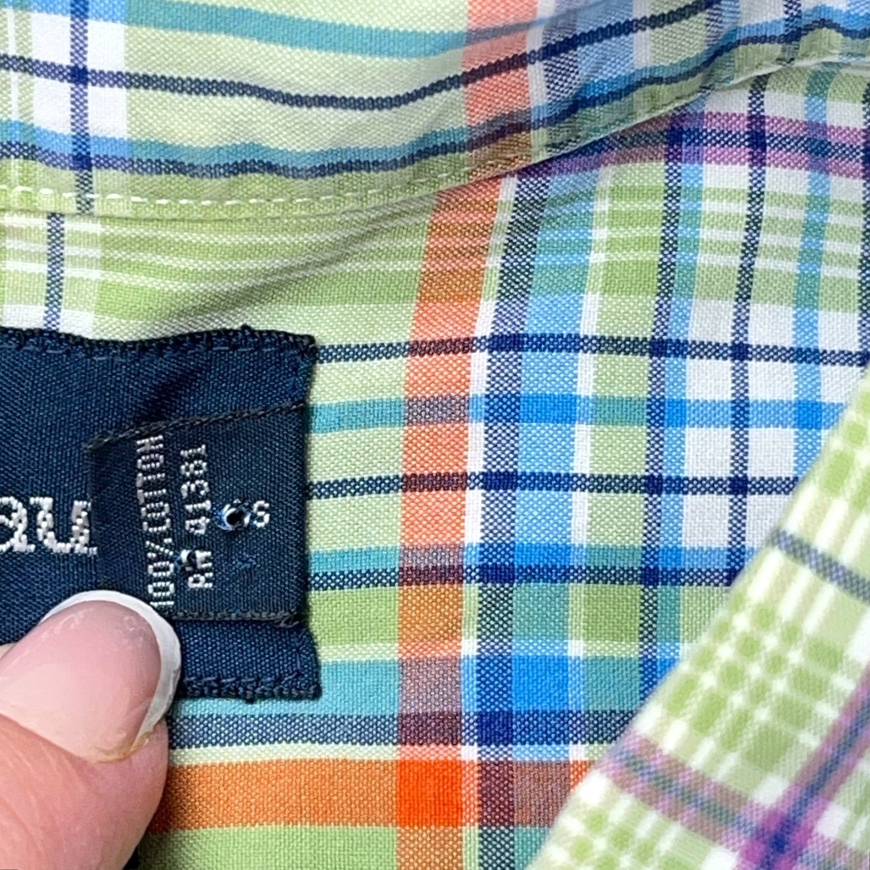 Ralph Lauren Ralph Lauren Button-Up Shirt Men Large Green Blue Plaid Classic Fit Casual Size US L / EU 52-54 / 3 - 5 Thumbnail