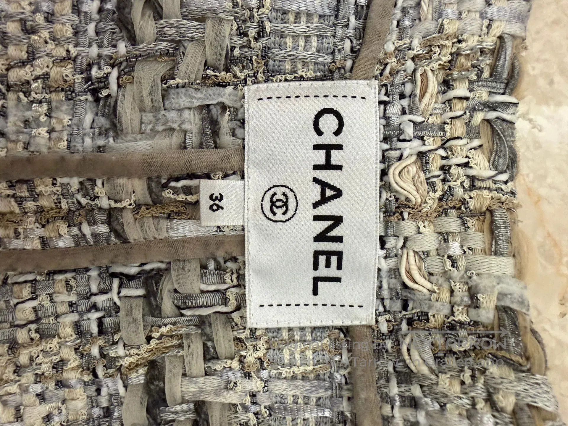 Chanel Chanel 18C Greek Tweed Fringe Dress. Size US 36 / EU 52 - 4 Thumbnail