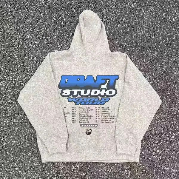 Japanese Brand Masuda x Juri Grey washed vintage band print hoodie y2k Size US L / EU 52-54 / 3 - 7 Thumbnail