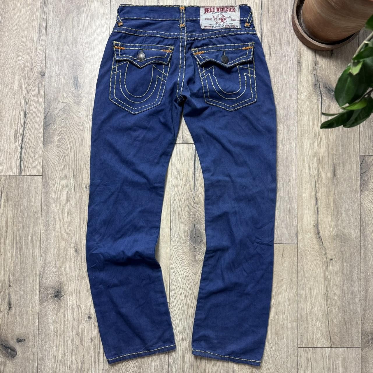 True Religion True Religion Fat Stitch Vintage 2000s Bottoms Size US 34 / EU 50 - 1 Thumbnail