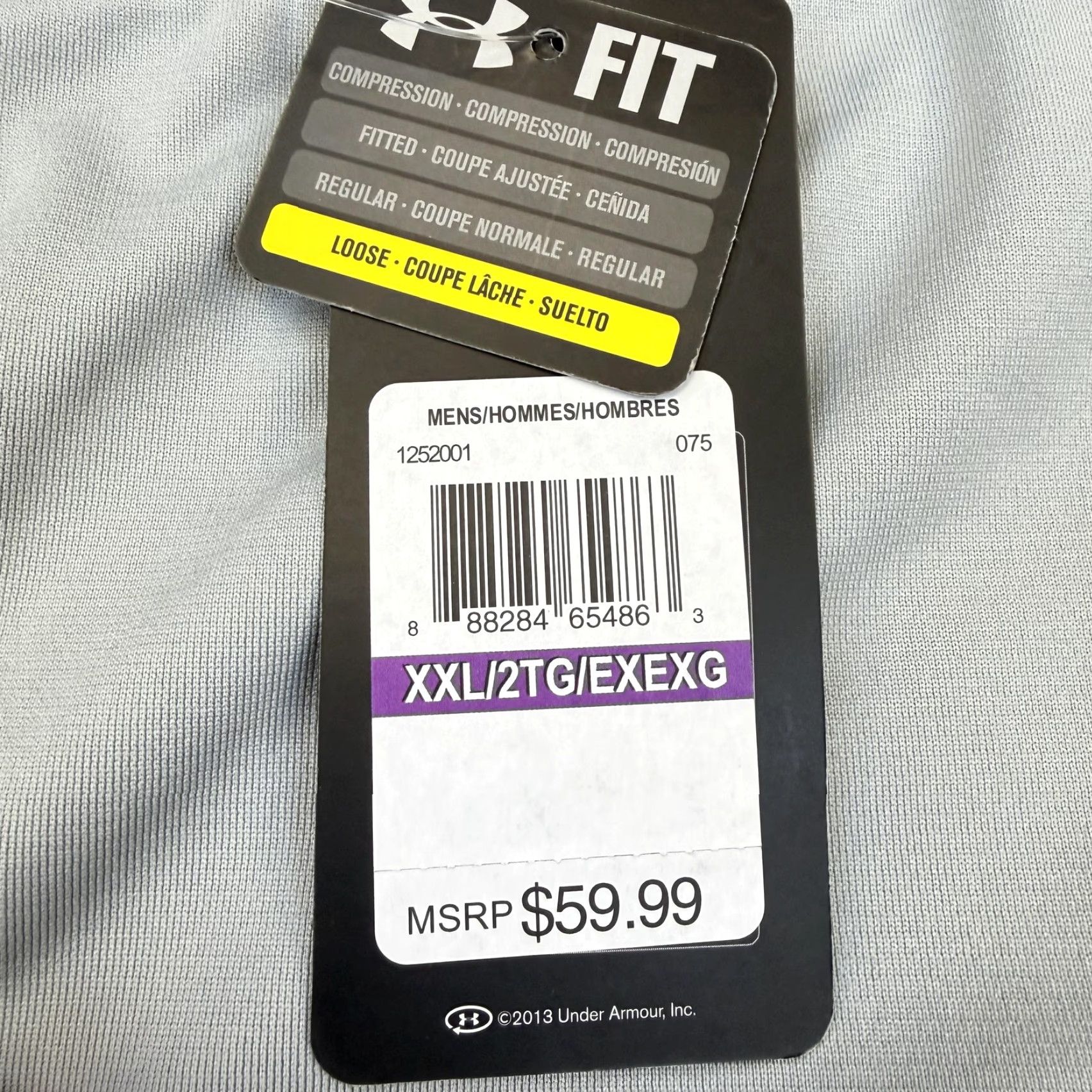 Under Armour Under Armour Pants Mens 2XL Gray HeatGear Baseball Relaxed Fit Stretch Athletic Pants Size US 39 - 6 Thumbnail