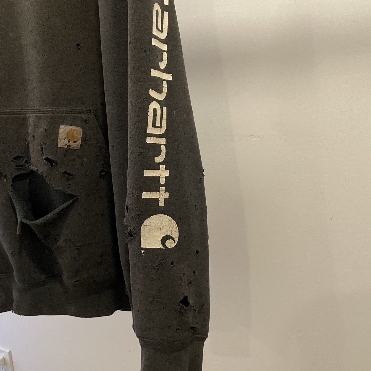 Carhartt × Unsound Rags × Vintage vintage carhartt hoodie thrashed distressed Size US L / EU 52-54 / 3 - 2 Thumbnail