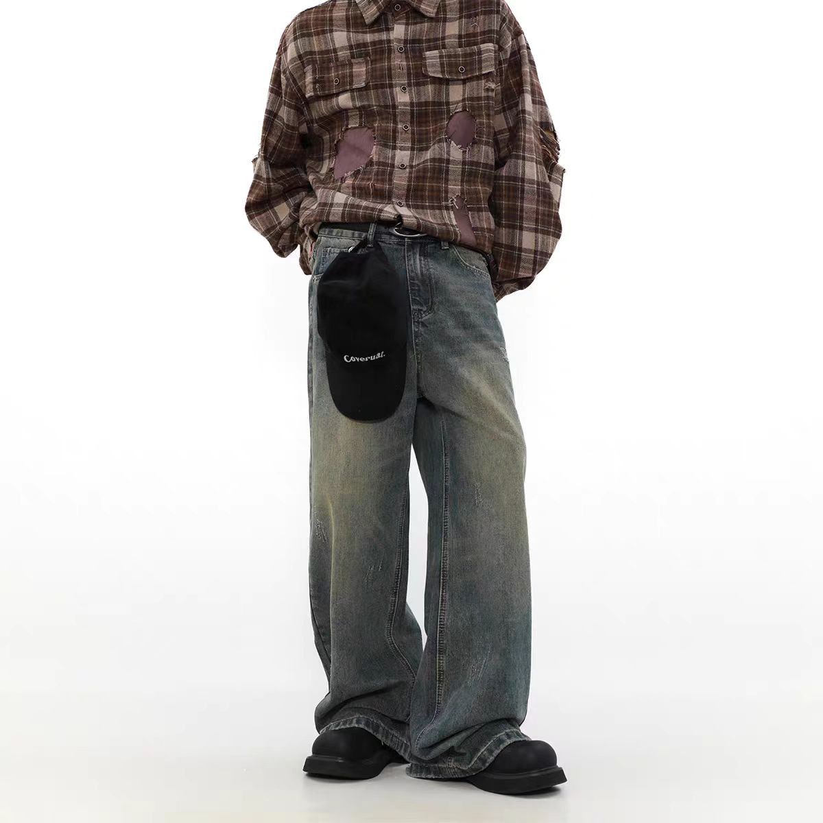 Japanese Brand × Jean Vintage casual straight leg jeans Size US 34 / EU 50 - 4 Thumbnail