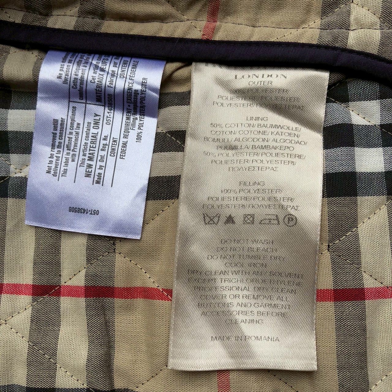 Burberry Burberry London Quilted Jacket w/ Nova Check Lining Size M / US 6-8 / IT 42-44 - 12 Thumbnail