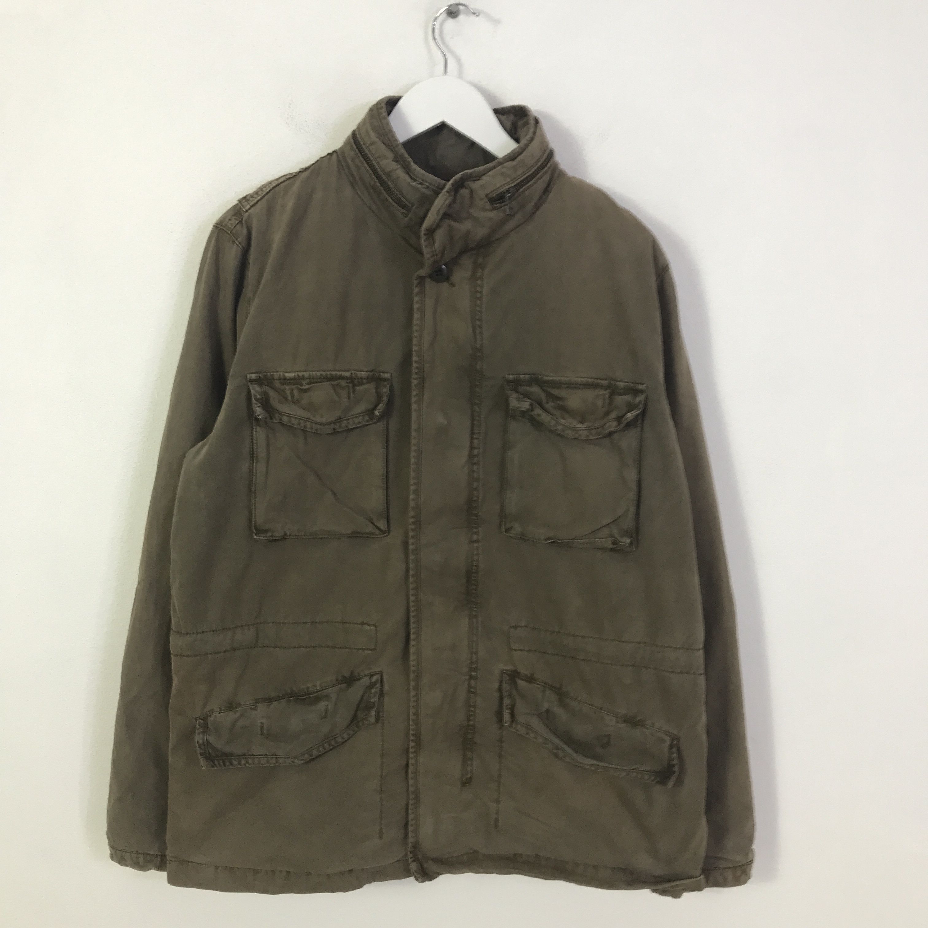 Gap Vtg Gap design M65 Brown faded style jacket K95B3 Size US M / EU 48-50 / 2 - 1 Thumbnail