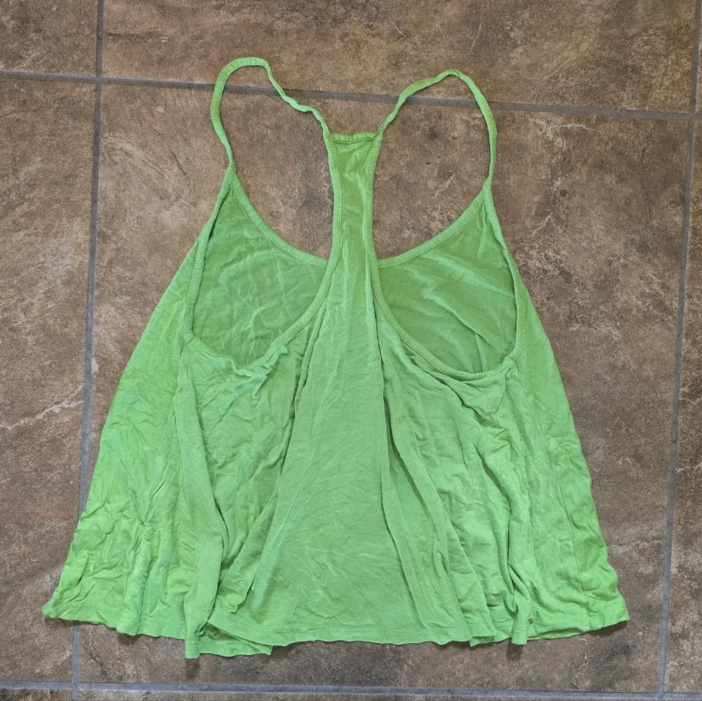 Decree Lime Green Decree Flowy Tank Size L / US 10 / IT 46 - 2 Thumbnail