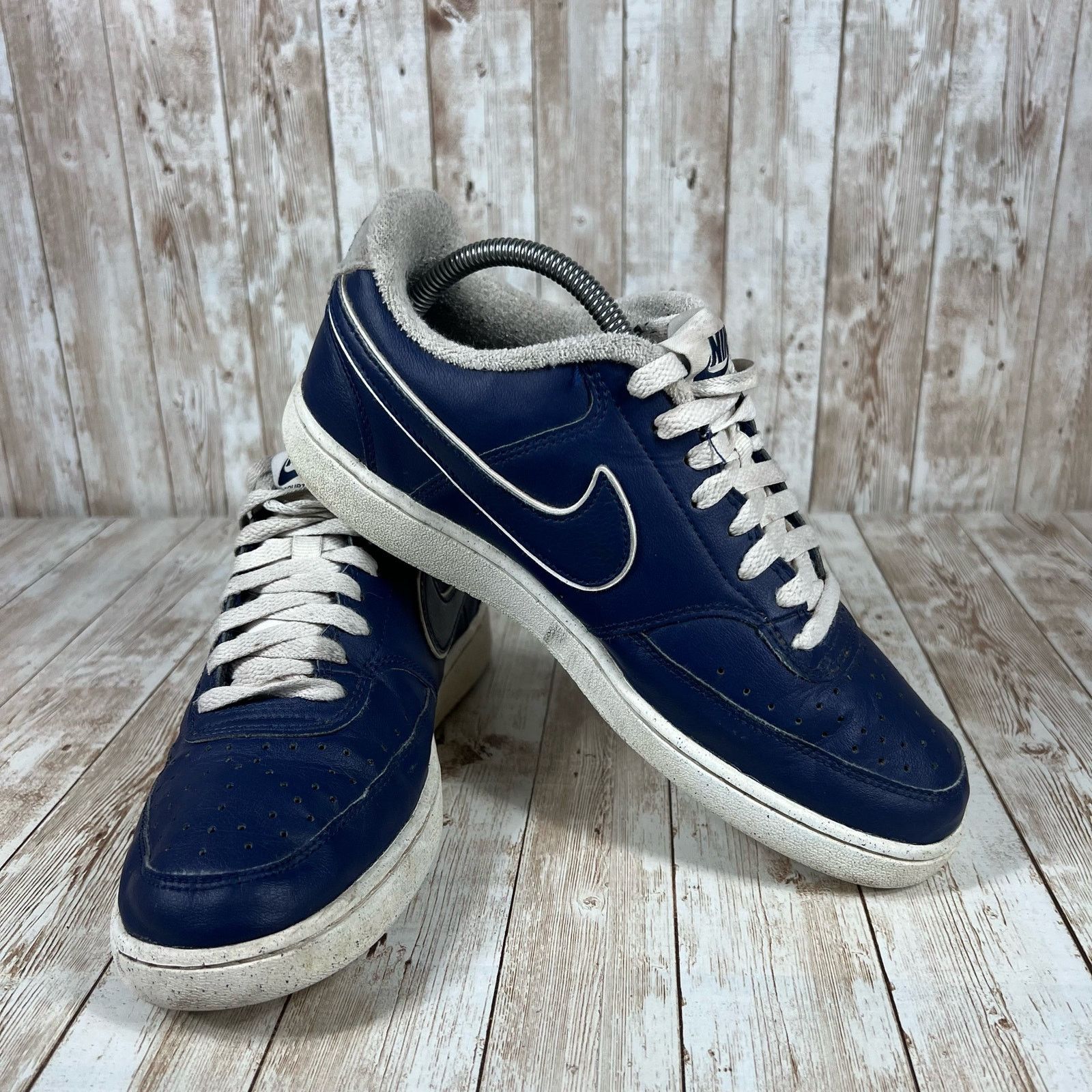 Nike Nike court vision low navy white Mens 8 Size US 8 / EU 41 - 6 Thumbnail