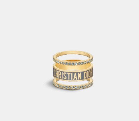 Dior o1w1db11224 Size: OS / Ring Set in Gold & Blue Size ONE SIZE - 2 Thumbnail