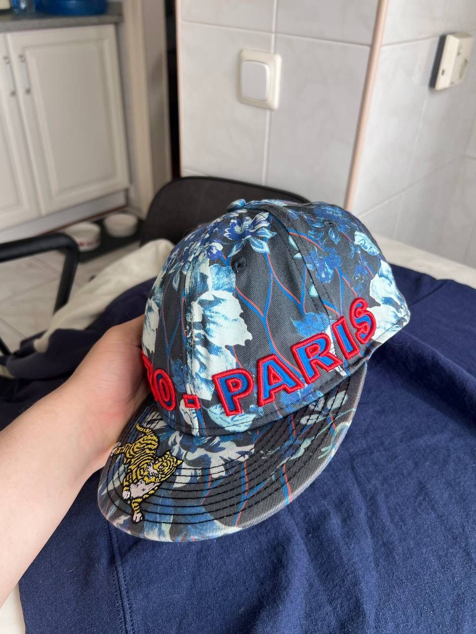 H&M × Kenzo Kenzo H&M Jungle Cap Hat Japanese Stye Y2K Tiger Logo Size ONE SIZE - 3 Thumbnail