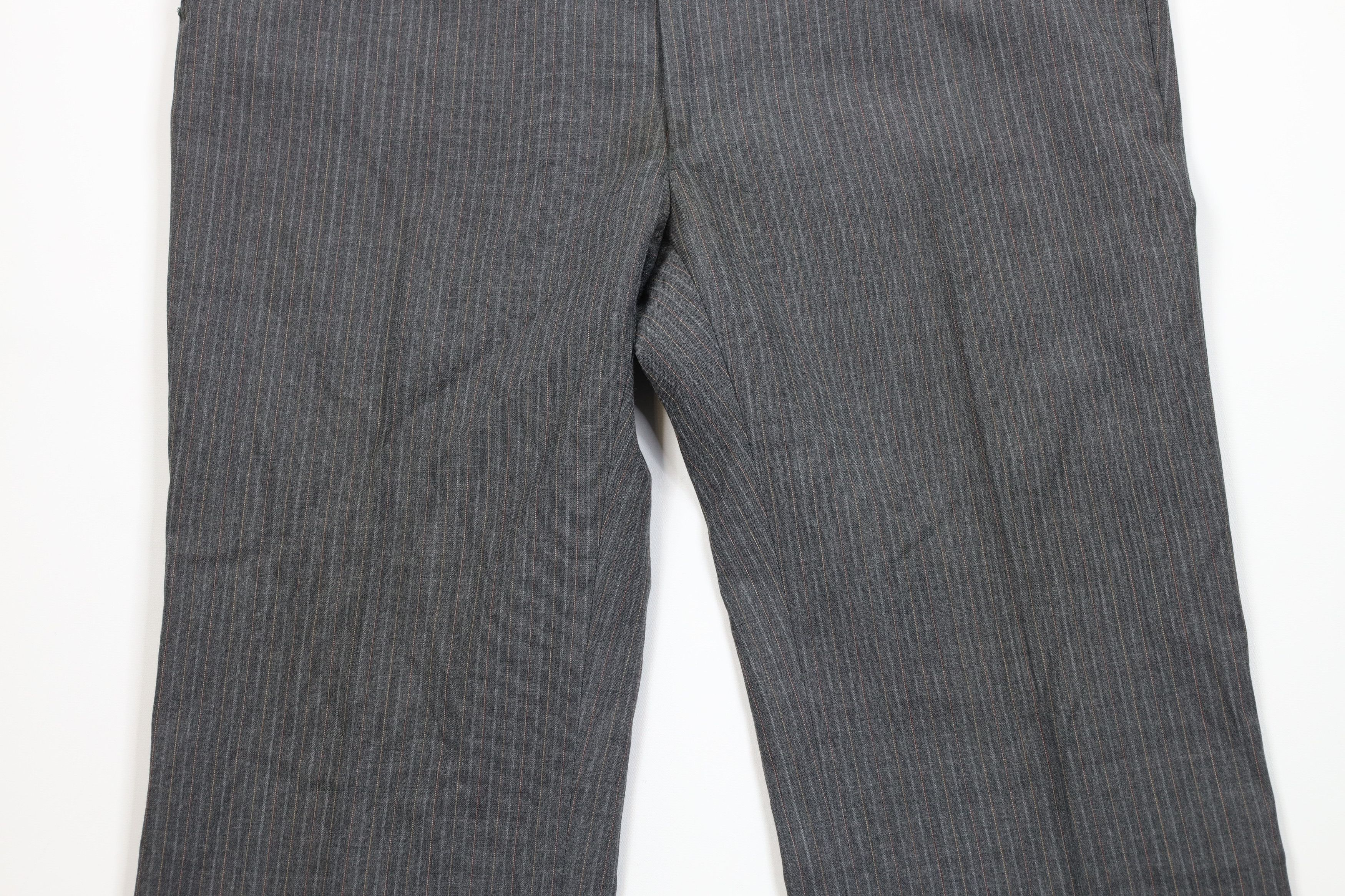 Vintage Vintage 70s Streetwear Striped Wide Leg Chino Pants USA Size US 38 / EU 54 - 3 Thumbnail