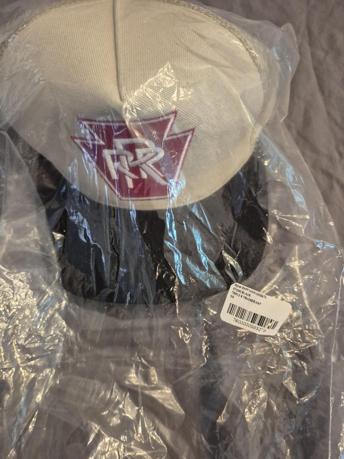 Rhude Rhude Triple R Trucker Hat Brand New Size ONE SIZE - 8 Thumbnail