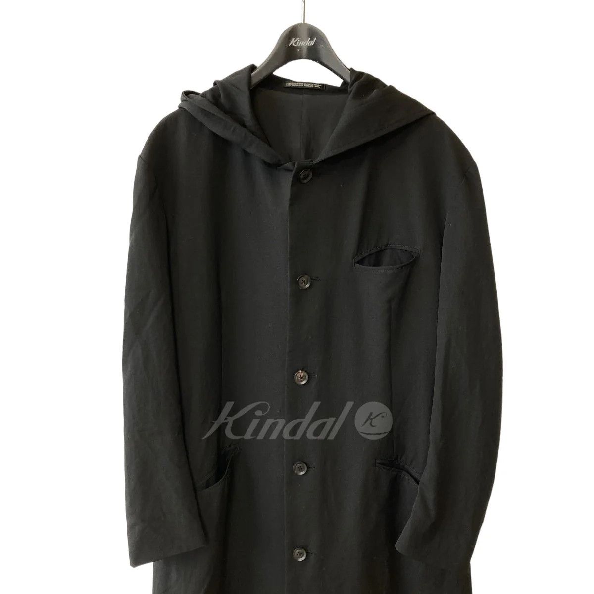 YOHJI YAMAMOTO pour homme hooded long jacket