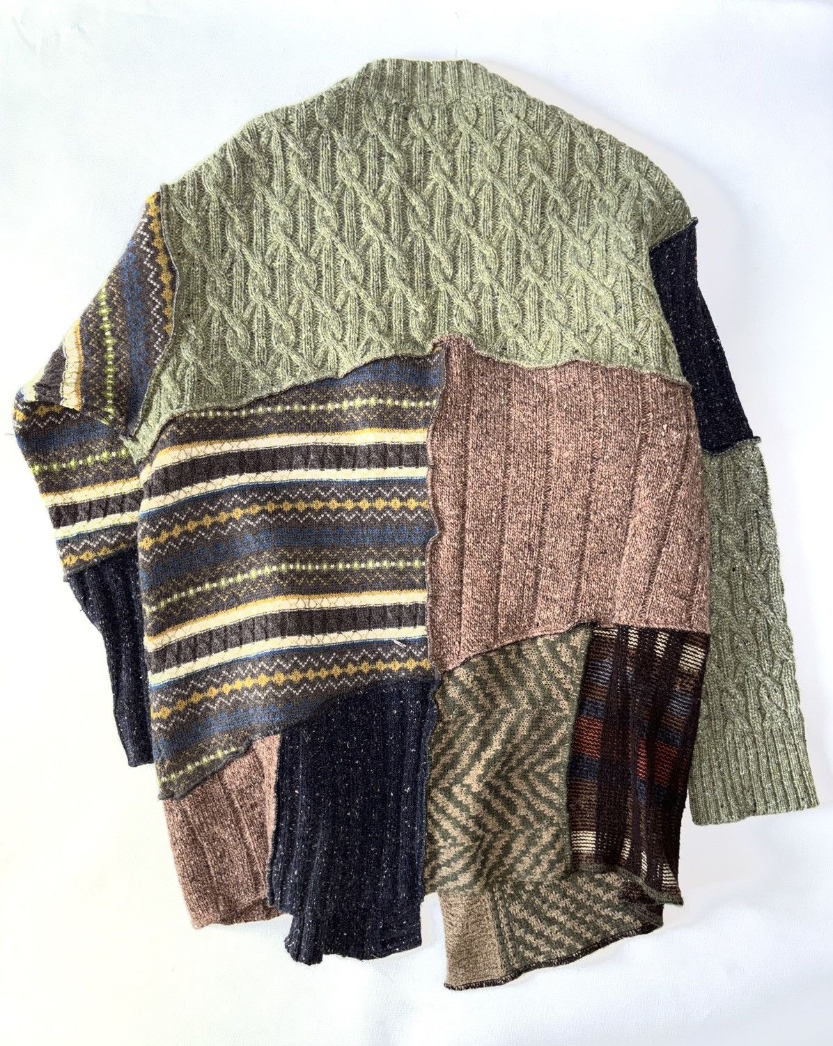 Dolce & Gabbana 80’s Maglie Dolce Gabbana Reconstructed knitted cardigan Size US M / EU 48-50 / 2 - 4 Thumbnail
