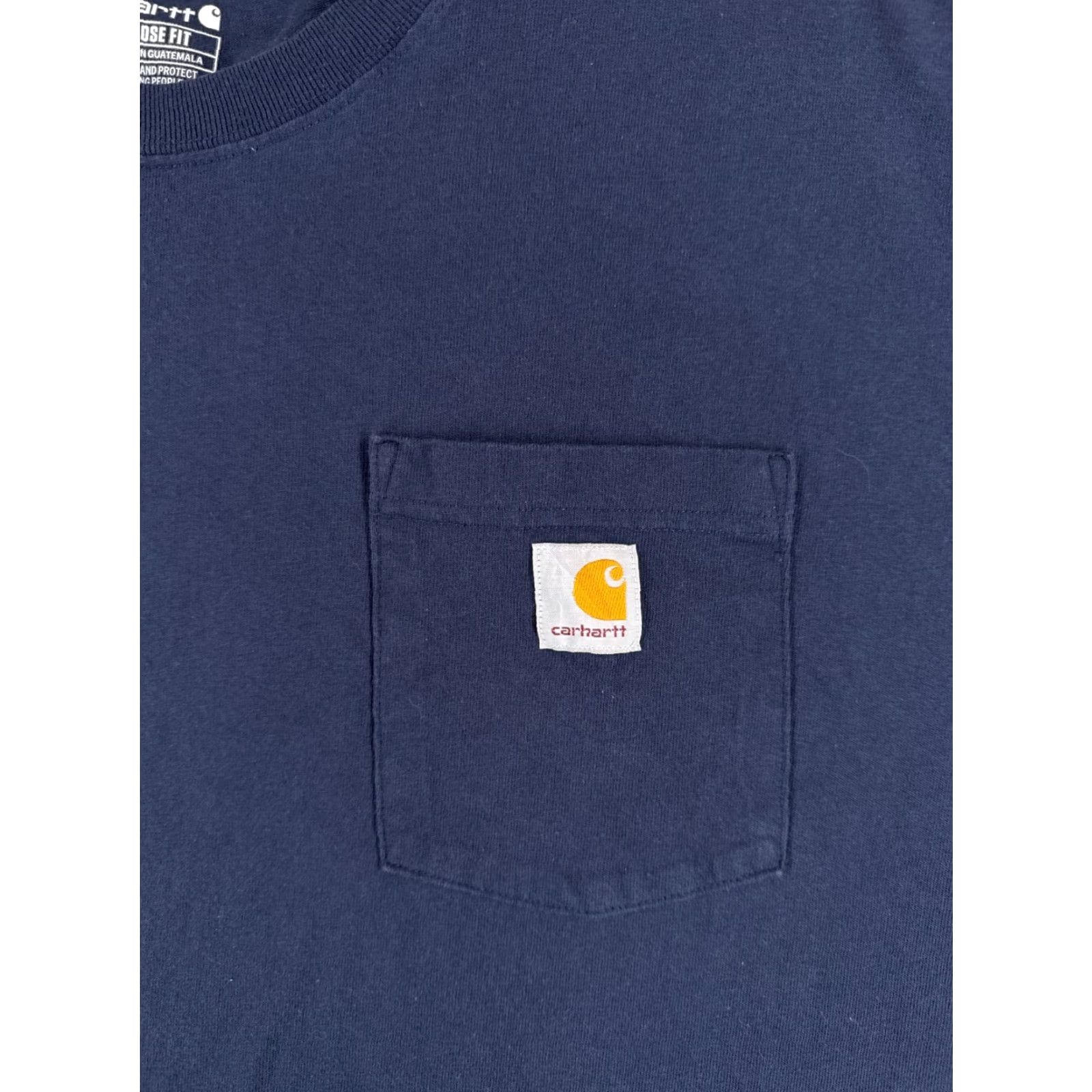Carhartt Carhartt Shirt Mens XL Blue Short Sleeve Pocket 100% Cotton Loose Fit Size US XL / EU 56 / 4 - 6 Thumbnail
