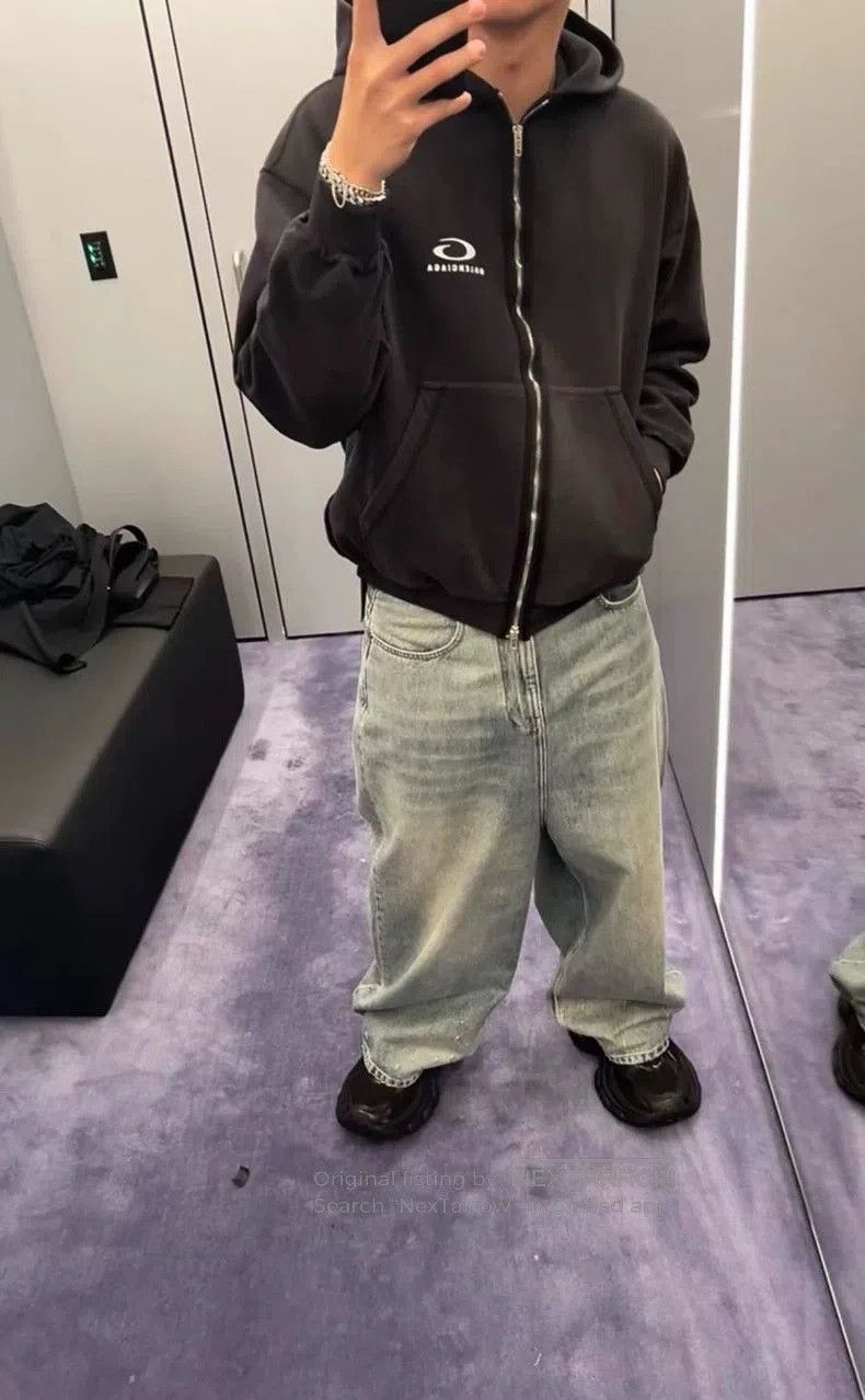 Balenciaga Balenciaga 24FW washed hoodie jacket . Size US M / EU 48-50 / 2 - 2 Thumbnail