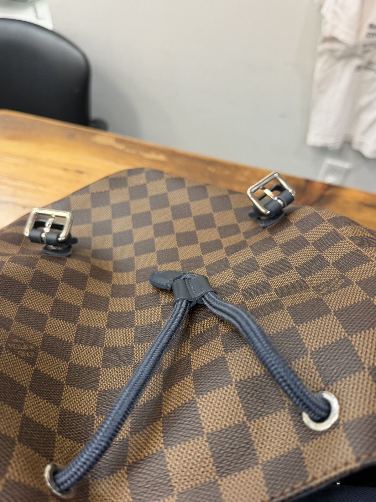 Louis Vuitton Louis Vuitton Damier Ebene Runner Backpack - Size ONE SIZE - 12 Thumbnail
