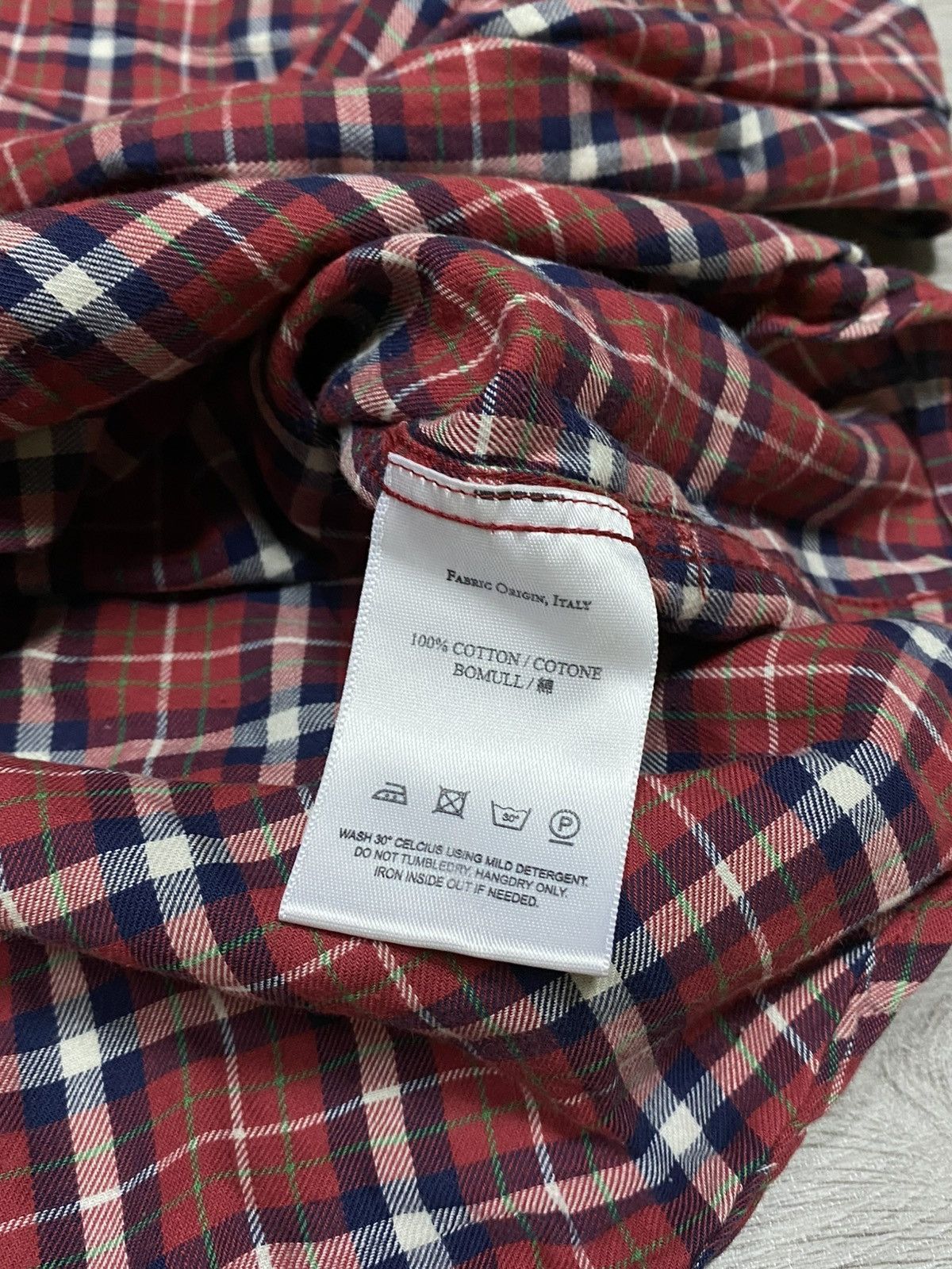 Our Legacy Our Legacy vintage flannel overshot shirt buttons Size US S / EU 44-46 / 1 - 6 Thumbnail