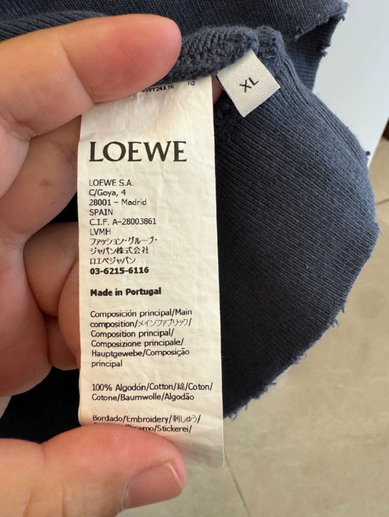 Loewe loewe Distressed sweatshirt 2503-Nextarrow Size US XL / EU 56 / 4 - 3 Thumbnail