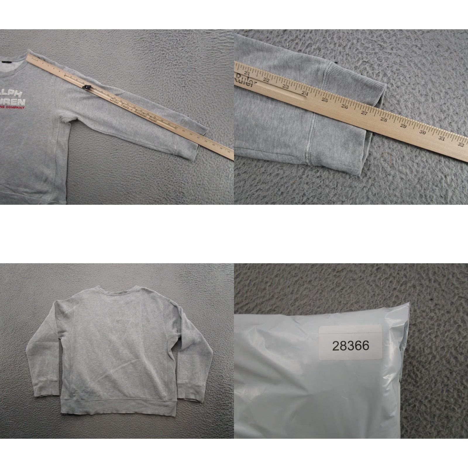 Polo Ralph Lauren VINTAGE Ralph Lauren Polo Jeans Company Sweatshirt Embroidered 90s Grey Mens M Hooded Pullover Read 90s Decade Size US M / EU 48-50 / 2 - 8 Thumbnail