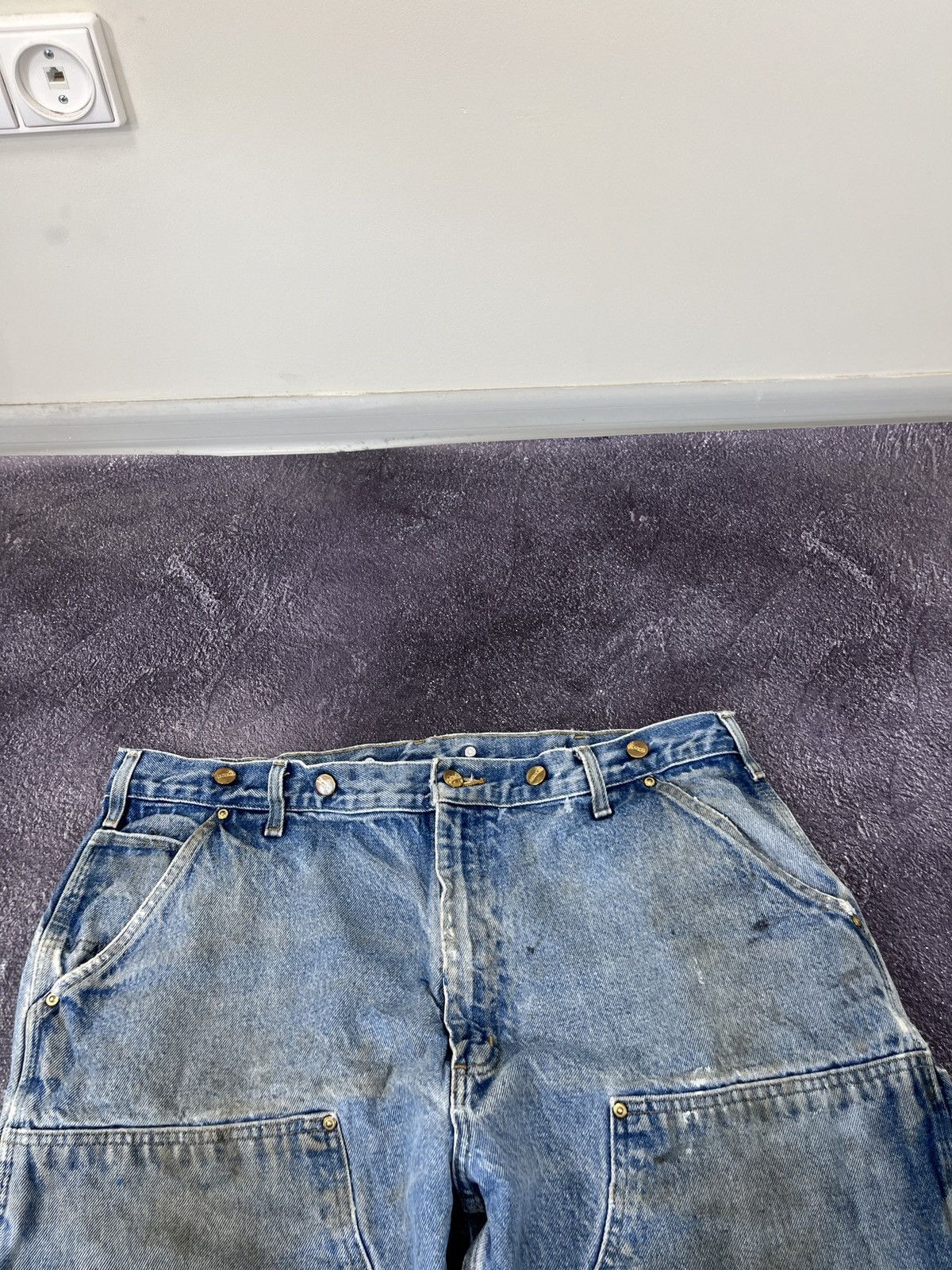 Carhartt Vintage 90s Carhartt Double Knee Faded Baggy Pants Jeans Size US 40 / EU 56 - 8 Thumbnail