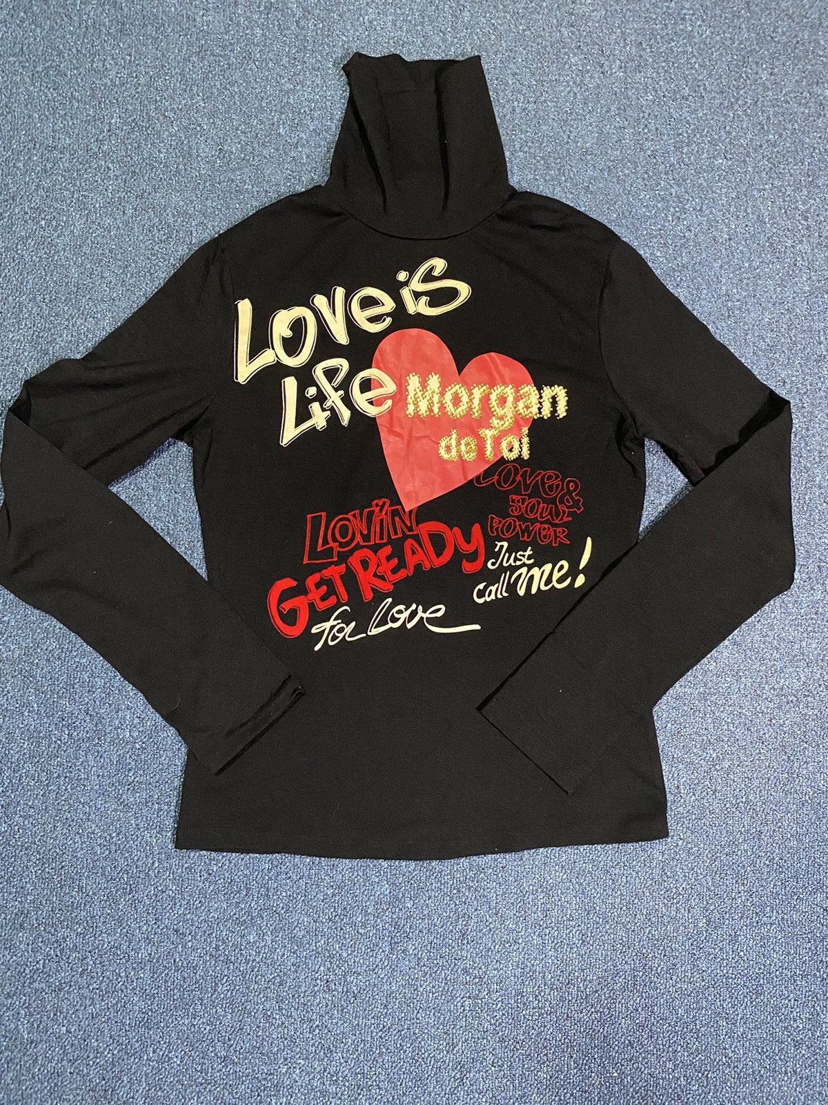 Morgan De Toi Morgan De Toi Turtle Neck Love Statement Size L / US 10 / IT 46 - 1 Thumbnail