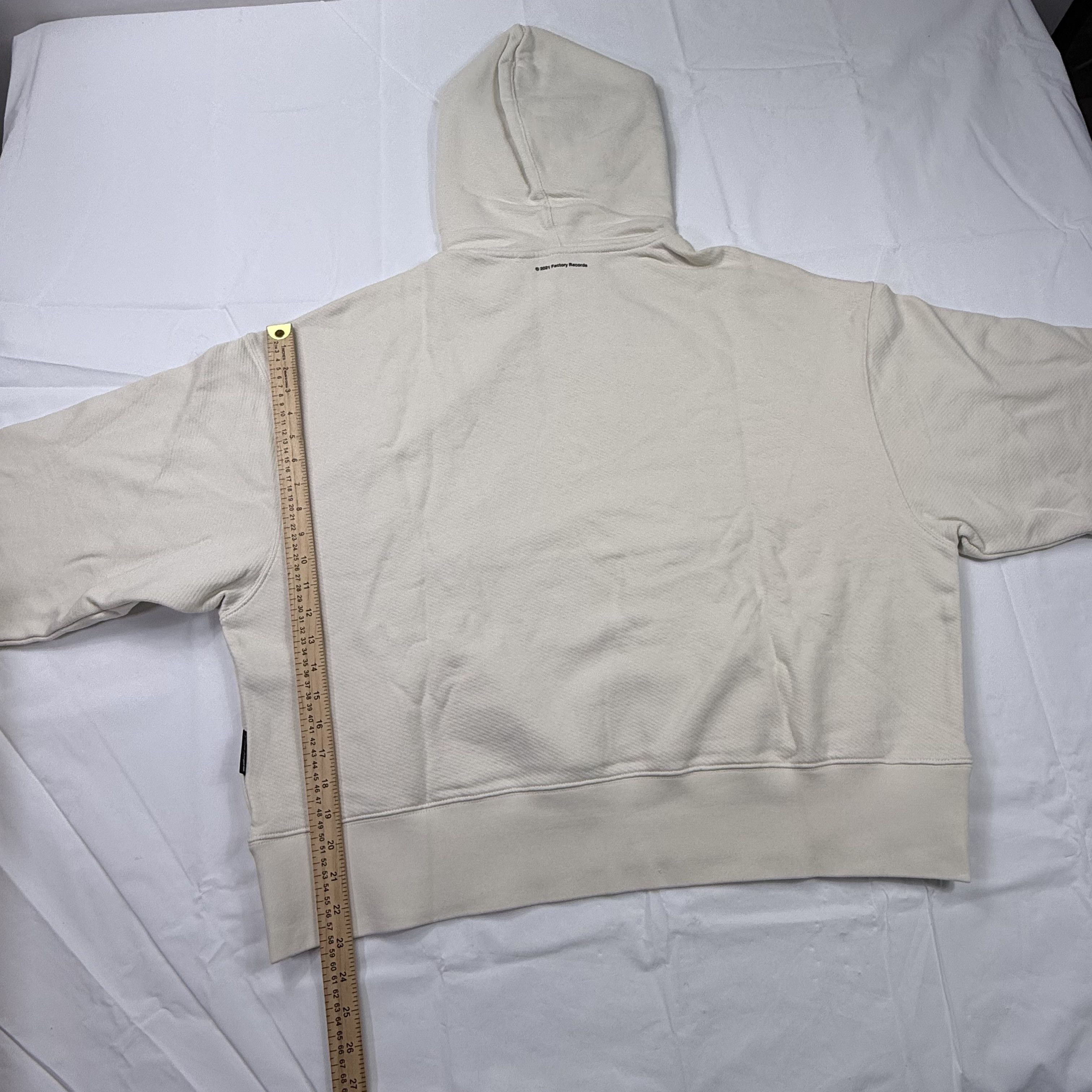 Palm Angels Palm Angels Cream Graphic Hoodie Mens Medium Size US M / EU 48-50 / 2 - 10 Thumbnail