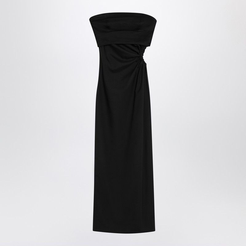 Max Mara Max Mara Black Bustier Dress In Wool Blend Size M / US 6-8 / IT 42-44 - 1 Thumbnail