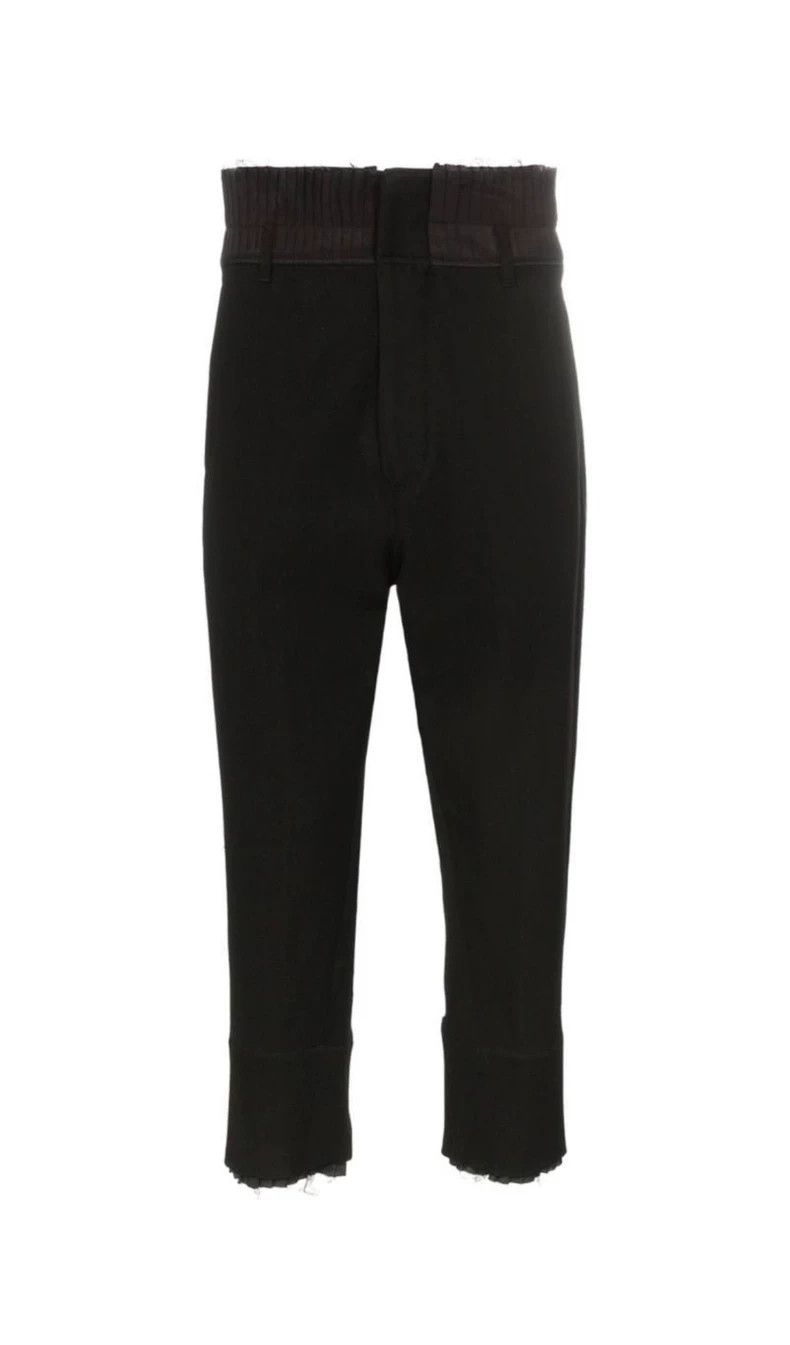 Ann Demeulemeester Ann Demeulemeester Pleated Cropped Trousers Size US 30 / EU 46 - 1 Thumbnail