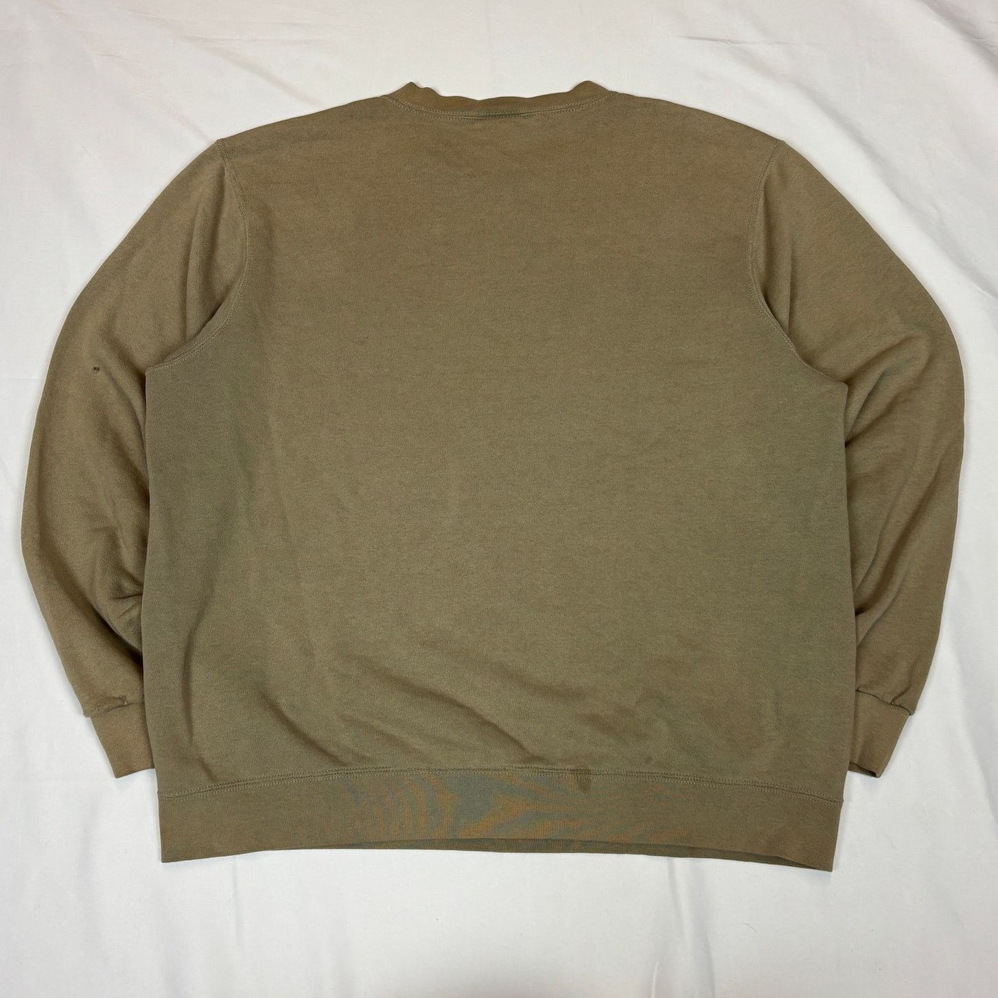 Nike × Vintage Vintage 90s Nike Circle N Center Swoosh Logo Sweatshirt L/XL Size US L / EU 52-54 / 3 - 3 Thumbnail