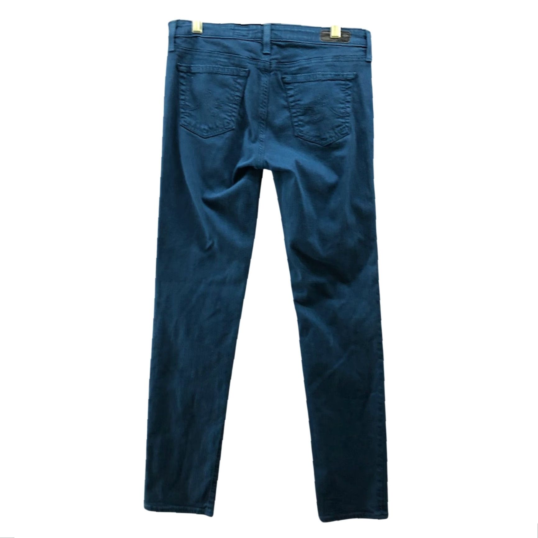 Vintage AG Adriano Goldschmied The Stilt Cigarette Jeans Womens 28 Blue Solid Skinny Jeans Size 28" / US 6 / IT 42 - 2 Thumbnail