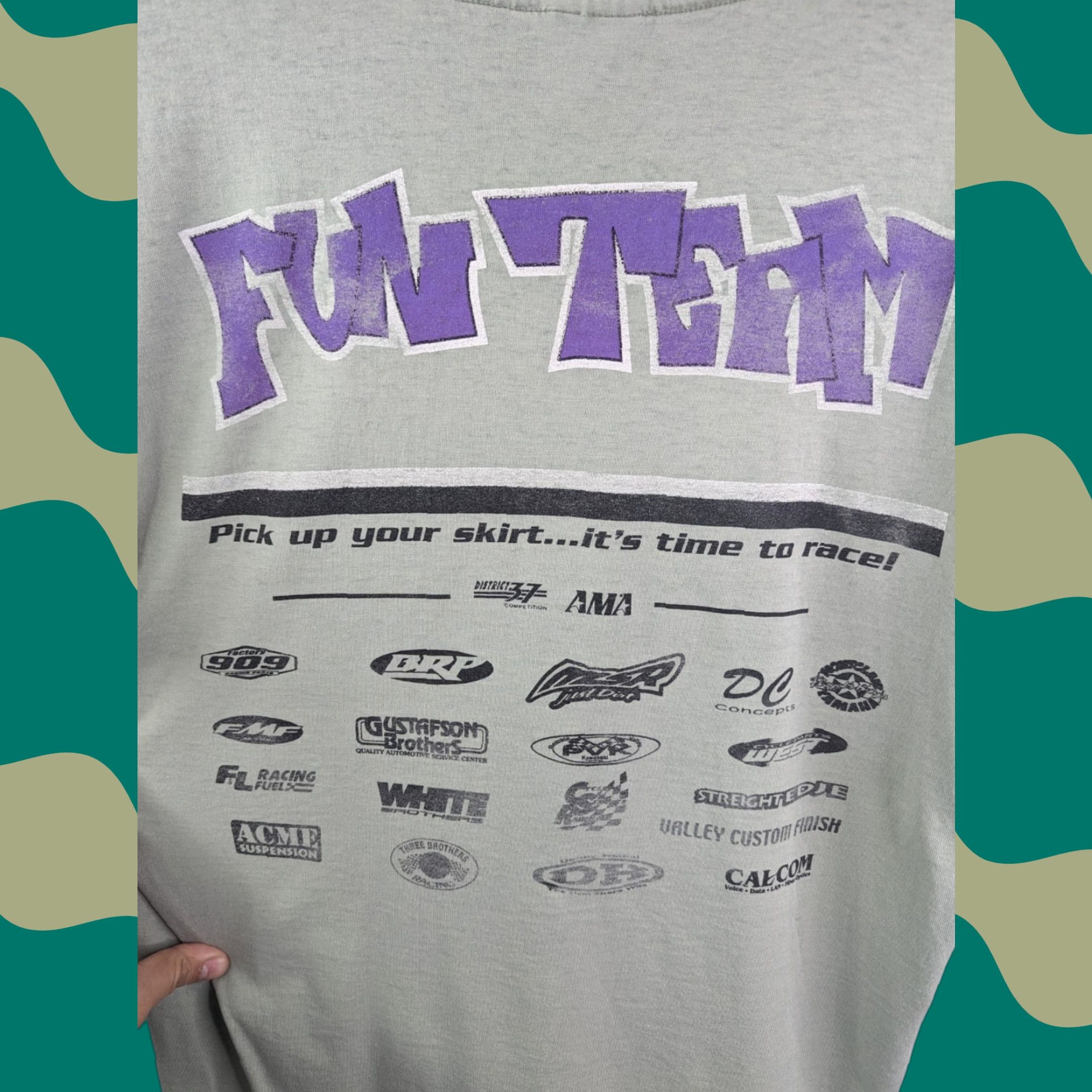 Hanes VINTAGE Best of the West FTR 1999 Fun Team IMS Pro Series Hanes T-Shirt Green 90s Mens L Size US L / EU 52-54 / 3 - 1 Thumbnail