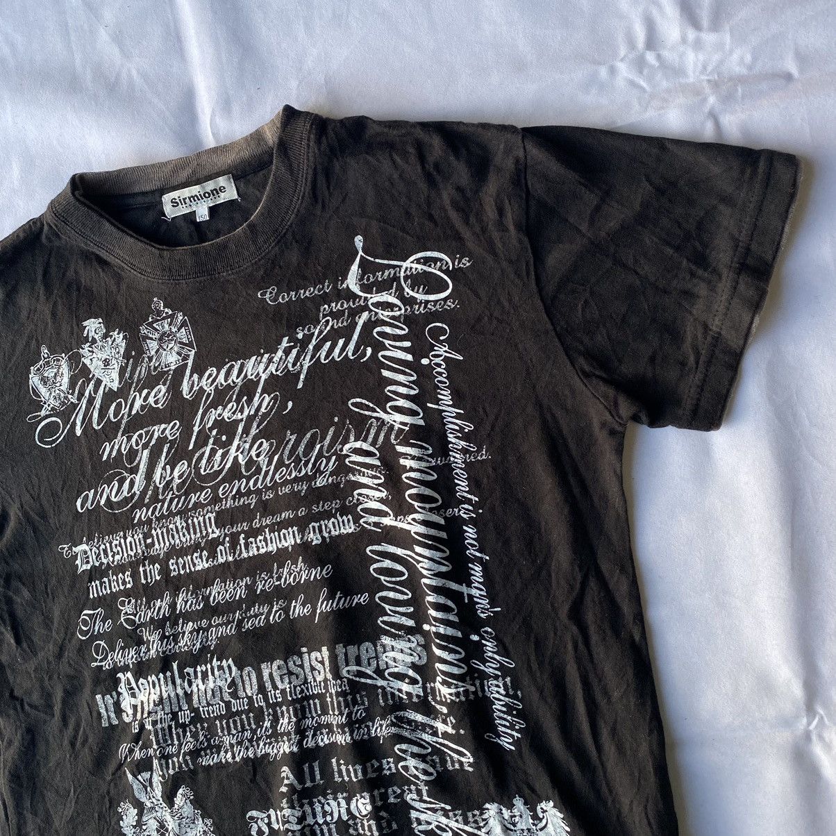 Hysteric Glamour × Japanese Brand × Le Grande Bleu (L.G.B.) Poem Double Collar LGB Style by Sirmione Short Sleeve Size US M / EU 48-50 / 2 - 3 Thumbnail